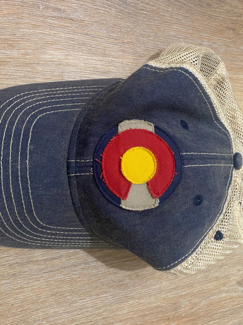 Vintage Colorado C Denim Trucker Hat - Picture 3 of 3